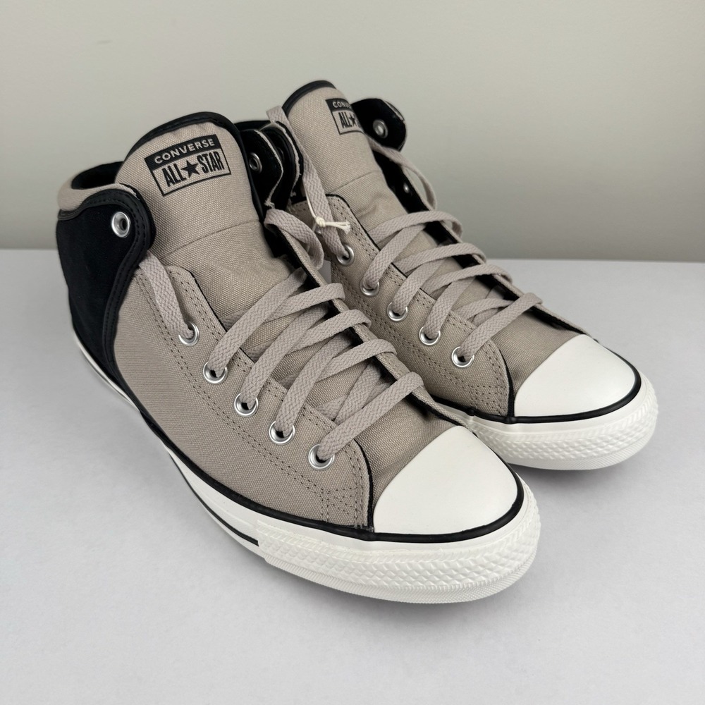 Converse Chuck Taylor All Star High Street Mid Men's Size 11 Papyrus/Black NWT - Picture 6 of 12